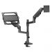 ACT Single monitor arm and laptop arm office premium, with gas spring, pole mounted