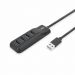 ACT AC6320 interface hub USB 3.2 Gen 1 (3.1 Gen 1) Type-A 5000 Mbit/s Black
