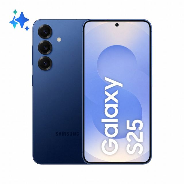 Samsung Galaxy S25 | 15.8 cm (6.2") | Dual SIM | Android 15 | 5G | USB Type-C | 12 GB RAM | 256 GB Storage | 4000 mAh Battery | AMOLED Display | Navy