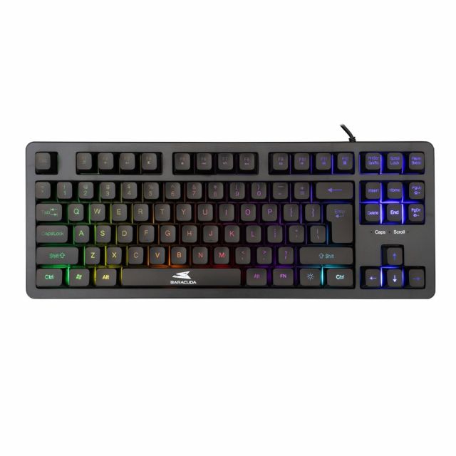 Baracuda KRILL RGB | Tenkeyless Wired Gaming Keyboard | QWERTY | Black