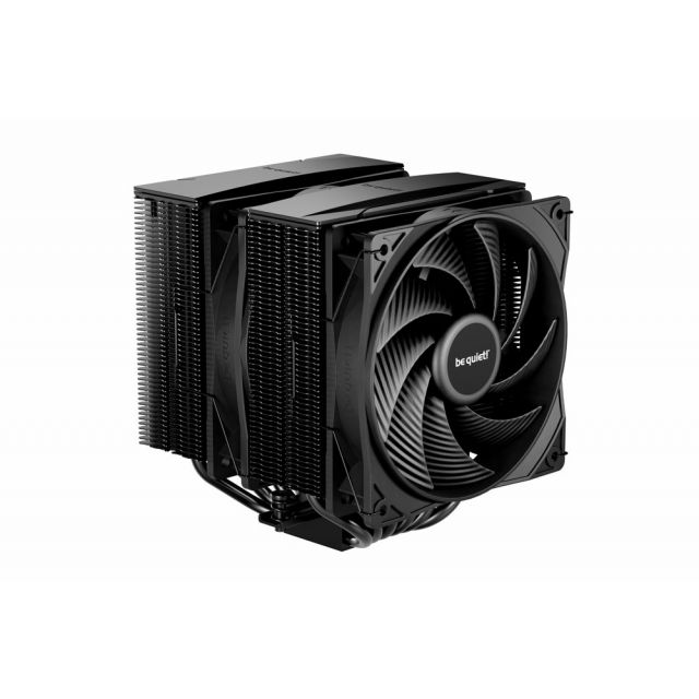 be quiet! Pure Rock Pro 3 Black | 250W TDP | 155mm Height | 120mm Fans | CPU Air Cooler