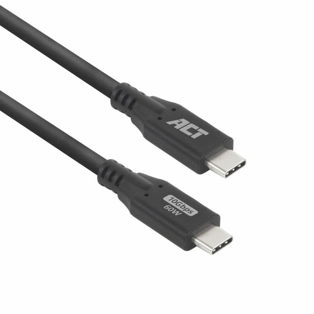 ACT USB 3.0 10Gbps 60W USB Type-C Cable, 0.5 meters