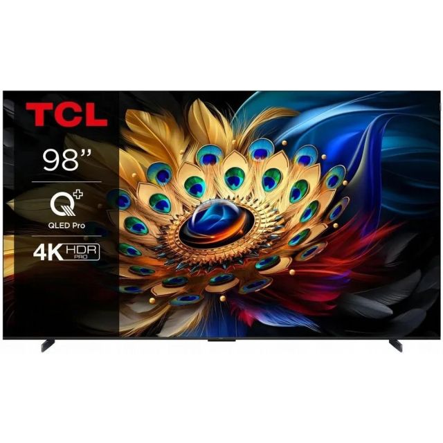 TCL 98C655 98" | Ultra HD 4K QLED Smart TV | Google TV | Dolby Vision & HDR10+ | 60Hz | AI Picture & Sound | Wifi & Bluetooth