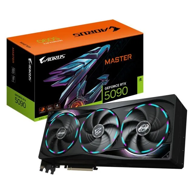 Gigabyte AORUS GeForce RTX 5090 Master | 32GB GDDR7 VRAM | 4K Gaming & AI | Graphics Card | Nvidia GPU