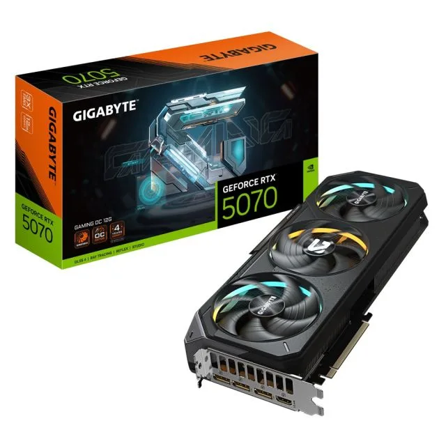 GIGABYTE GeForce RTX 5070 GAMING OC | 12GB GDDR7 | DLSS 4 | Graphics Card | Nvidia GPU