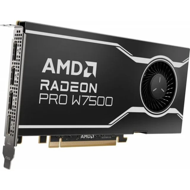 AMD Radeon PRO W7500 | 8GB GDDR6 | PCIe 4.0 x8 | 4x DisplayPort 2.1 | Workstation Video Card