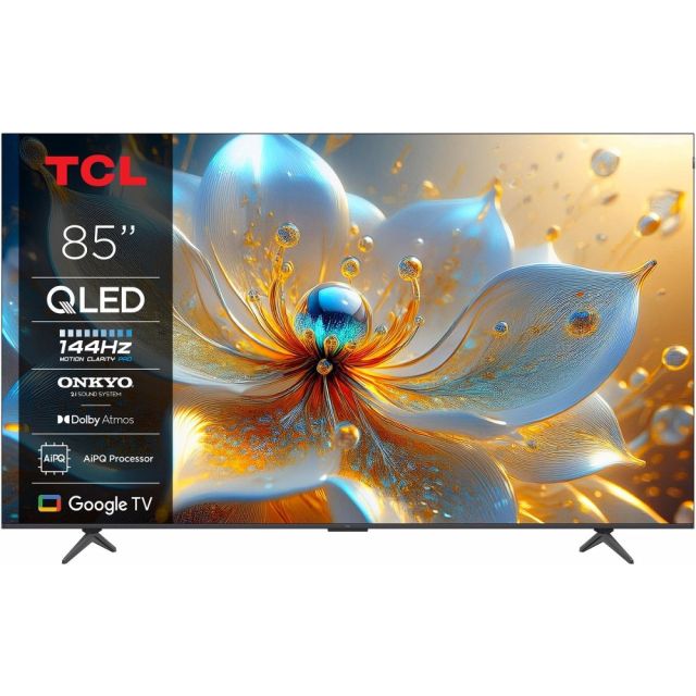 TCL 85T8C | 85" 4K Ultra HD QD-MiniLED | 144Hz | Google TV | Dolby Vision | HDMI 2.1 | Smart TV
