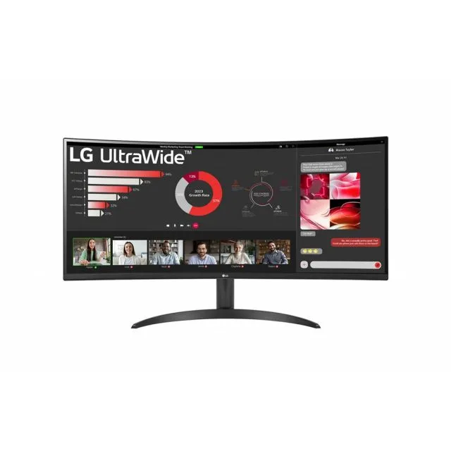 LG 34WR50QK-B 34" | 3440x1440 VA | 100Hz | HDR10 | FreeSync | UltraWide Monitor