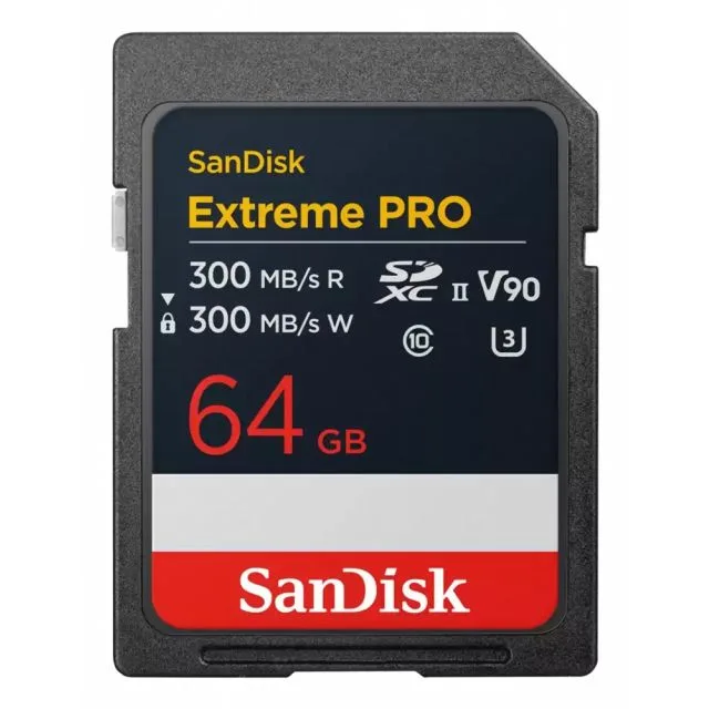 SanDisk Extreme PRO | 64GB SDXC Memory Card | UHS-II Class 10