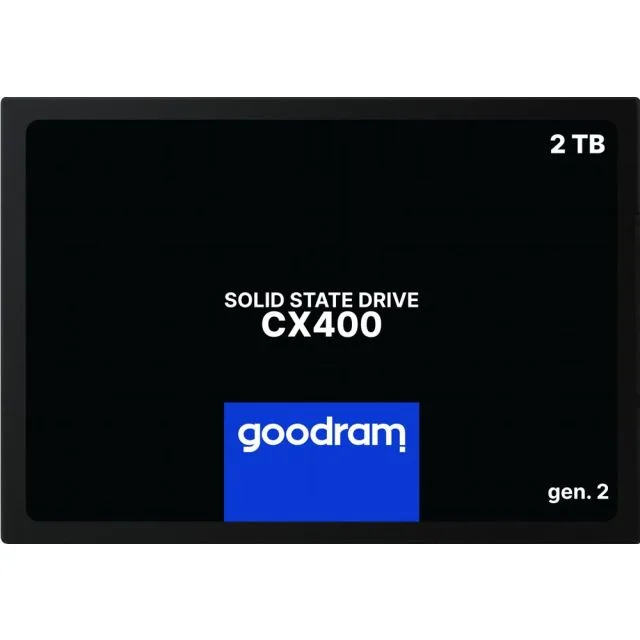 Goodram CX400 | 2TB SATA SSD | 2.5'' | 550MB/s Read | 500MB/s Write