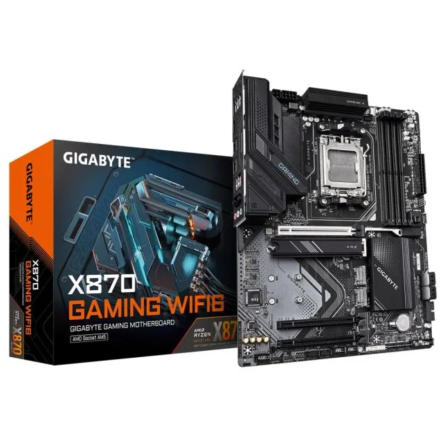 Gigabyte X870 GAMING WIFI6 | Socket AM5 | AMD X870 | 4xDDR5 | ATX | Motherboard