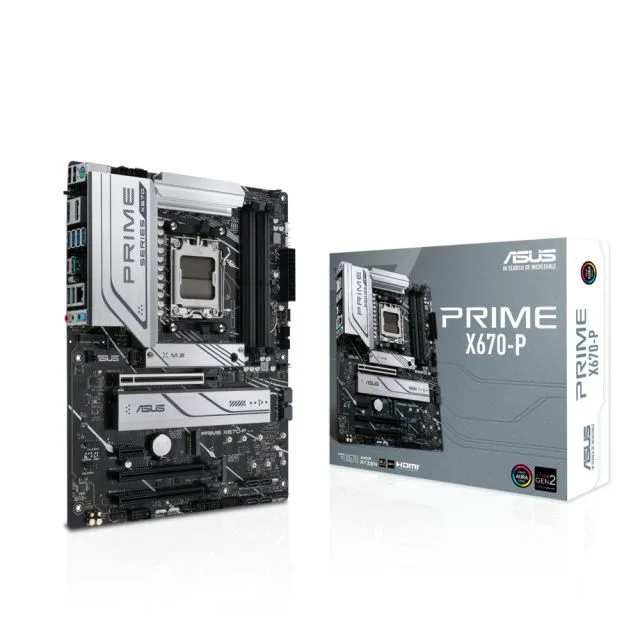 ASUS PRIME X670-P | AMD X670 | Socket AM5 | 4x DDR5 | ATX Motherboard | REFURBISHED