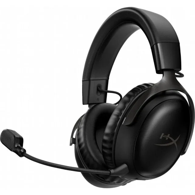 HyperX Cloud III | Wireless Over-Ear Gaming Headset | USB-C & USB-A Receiver | Black