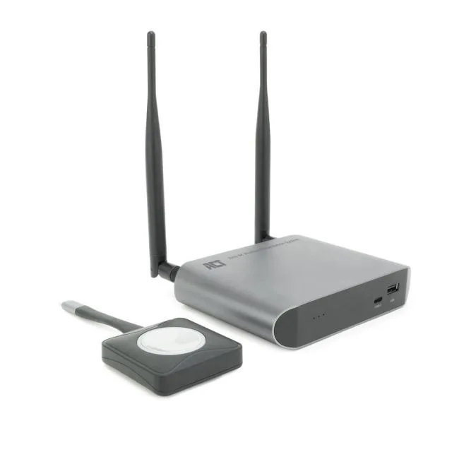 ACT Aero 4K Wireless Presentation System (AC7960) | 4K (3840x2160) | USB-C | HDMI | Plug and Play | MultiUser | Split Screen