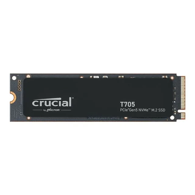 Crucial T705 | 4TB NVMe SSD | M.2 Gen5 | 14,100 MB/s Read | 12,600 MB/s Write