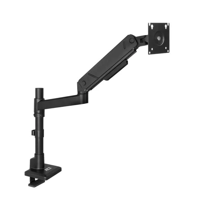 ACT AC8329 | Monitor arm for up to 45" and 16kg | Gas spring | VESA 75x75 / 100x100 | Desk clamp and grommet mount
