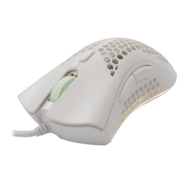 Baracuda Coral RGB | Wired Gaming Mouse | USB-A | 12,800 DPI | White