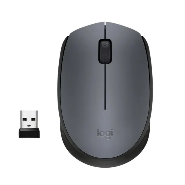 Logitech M170 | Wireless Mouse | Left- and Right-Handed | RF | 1000 DPI | Gray | OPEN BOX