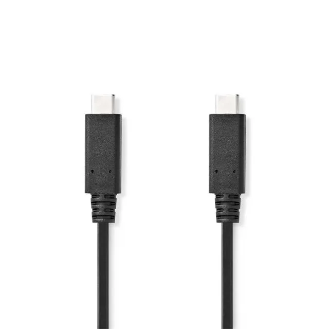 Nedis CCGL64750BK10 | USB 3.2 Gen 2 | USB-C to USB-C | 1m | Black