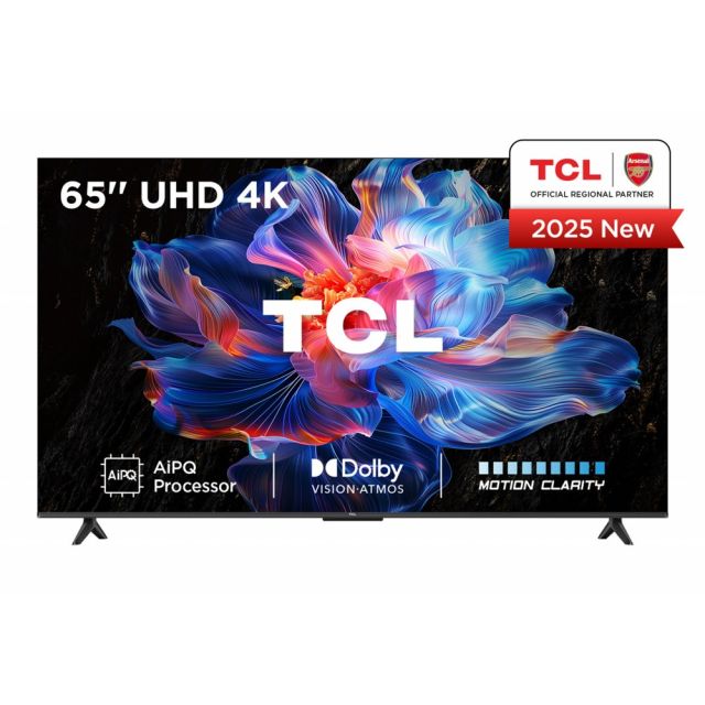TCL 65V6C | 65" 4K Ultra HD DLED Smart TV | Google TV | Dolby Vision | 60 Hz (2025)