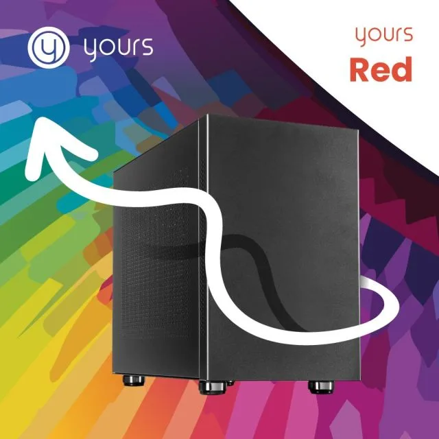 YOURS RED | Intel Core i5-12500 | 16 GB RAM | 1 TB SSD | HDMI | Windows 11 Pro