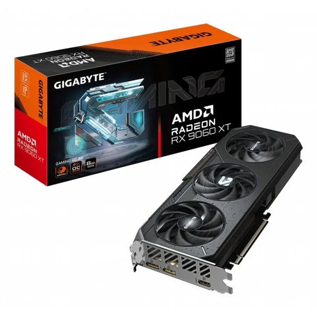 GIGABYTE Radeon RX 9060 XT GAMING OC | 8GB GDDR6 | Graphics Card | AMD GPU