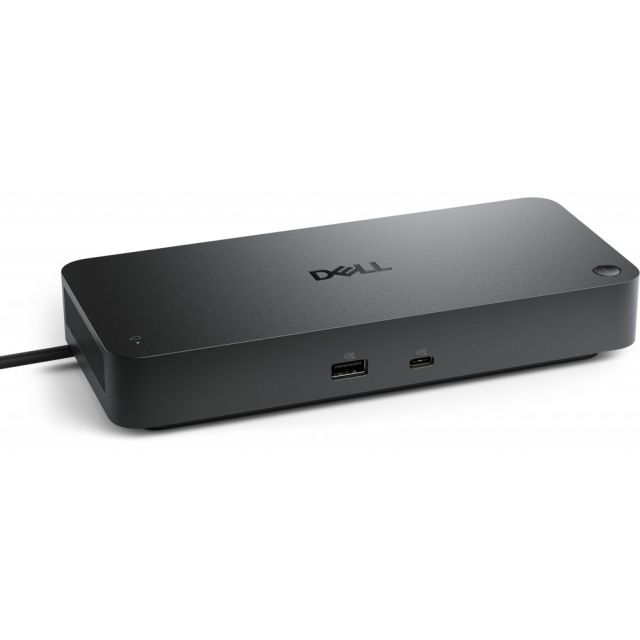 Dell Pro SD25 | Docking Station | USB-C | USB 3.2 Gen 2 | 130 W Power Delivery | Black