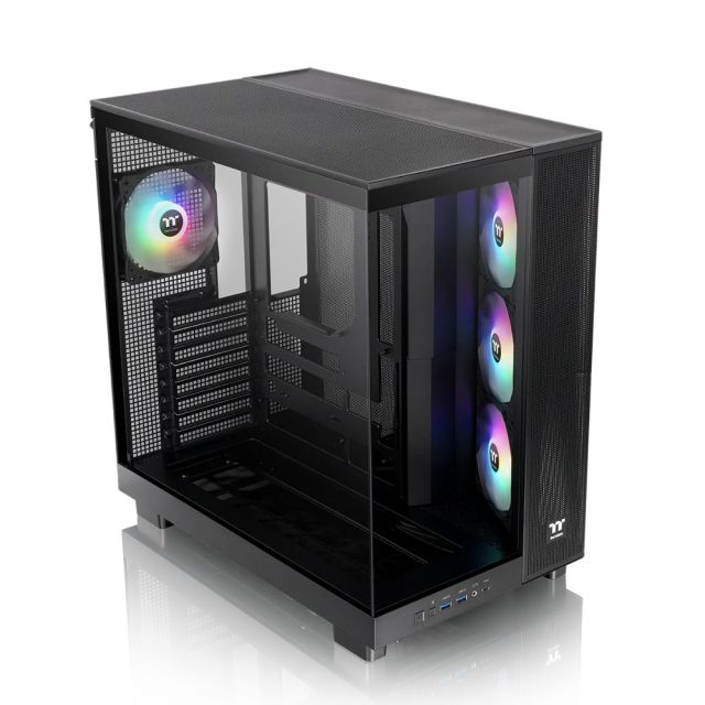 Thermaltake View 380 XL TG ARGB | Mid Tower Case | Black (CA-11E-00M1WN-00)