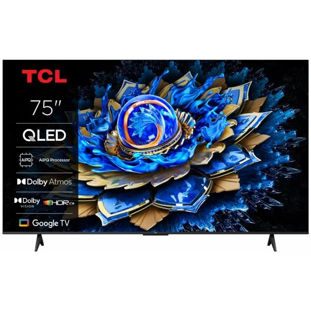TCL 75T69C | 75" 4K UHD QLED TV | Dolby Vision & HDR10+ | Google TV