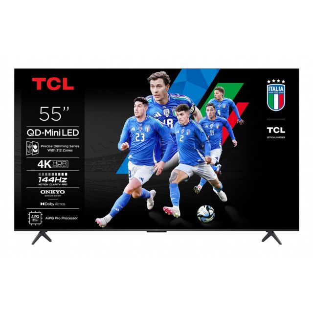 TCL 55C61KS | 55" 4K UltraHD QD-MiniLED Smart TV | 120Hz | Google TV + Wifi | Dolby Vision | HDMI 2.1 (2025)