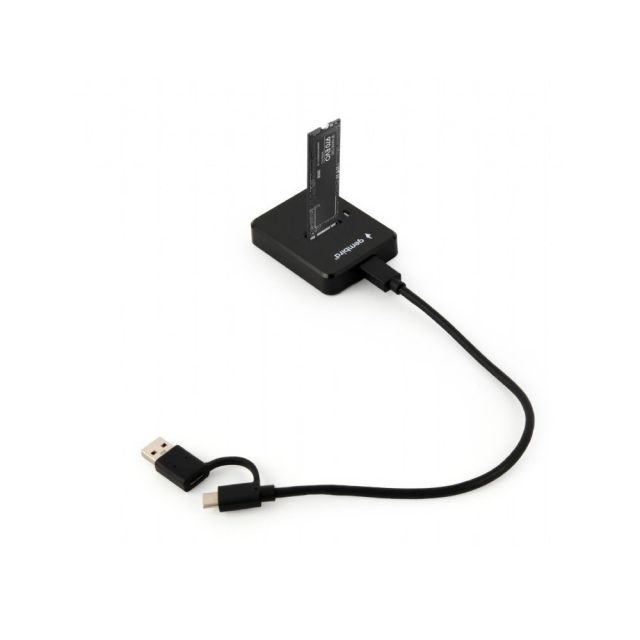 Gembird DD-U3M2 | M.2 SATA & NVMe SSD Docking Station | USB 3.2 Gen 1 Type-C