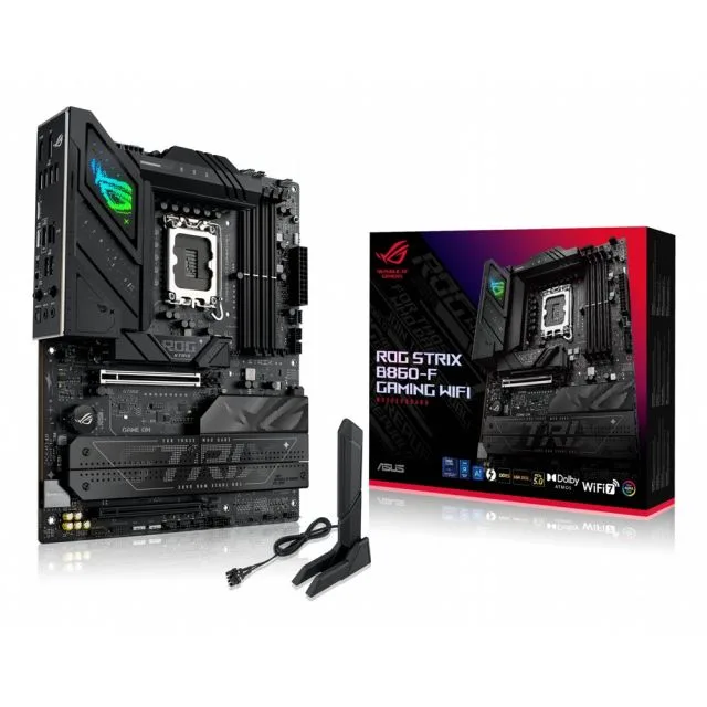 ASUS ROG Strix B860-F GAMING WIFI | Socket LGA 1851 | Intel B860 | 4xDDR5 | ATX | Motherboard