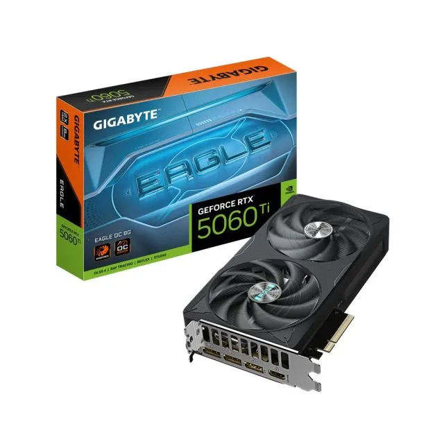 GIGABYTE GeForce RTX 5060 Ti EAGLE OC | 8GB GDDR7 | DLSS 4 | Graphics Card | Nvidia GPU