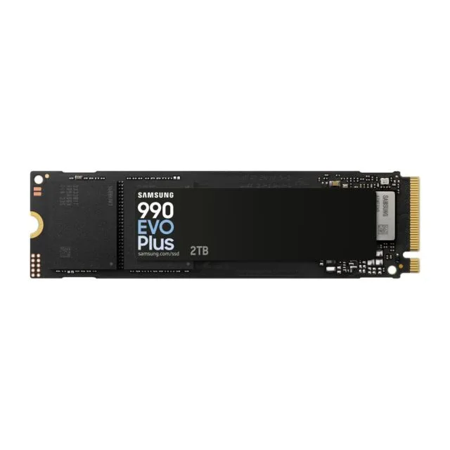 Samsung 990 EVO Plus | 2TB NVMe SSD | M.2 Gen4 | 7,250MB/s Read | 6,300MB/s Write