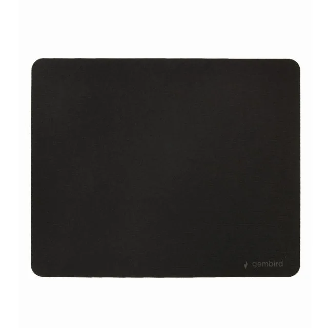Gembird MP S BK M | Black Mouse Pad | Non-slip Backing | Comfortable Textile Surface