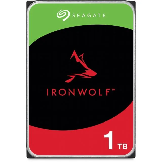 Seagate IronWolf ST1000VN008 | 1TB NAS 3.5" HDD | 5400RPM | SATA III | 64MB Cache