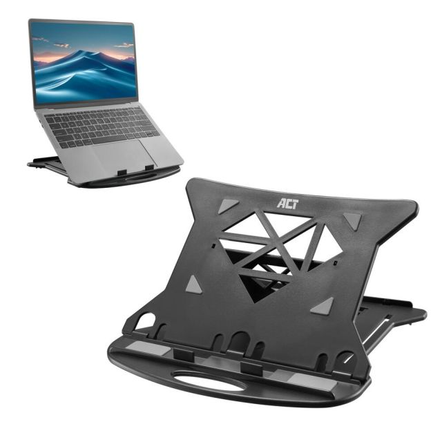 ACT AC8150 | Laptop Stand | Foldable and Adjustable in 7 Height Levels