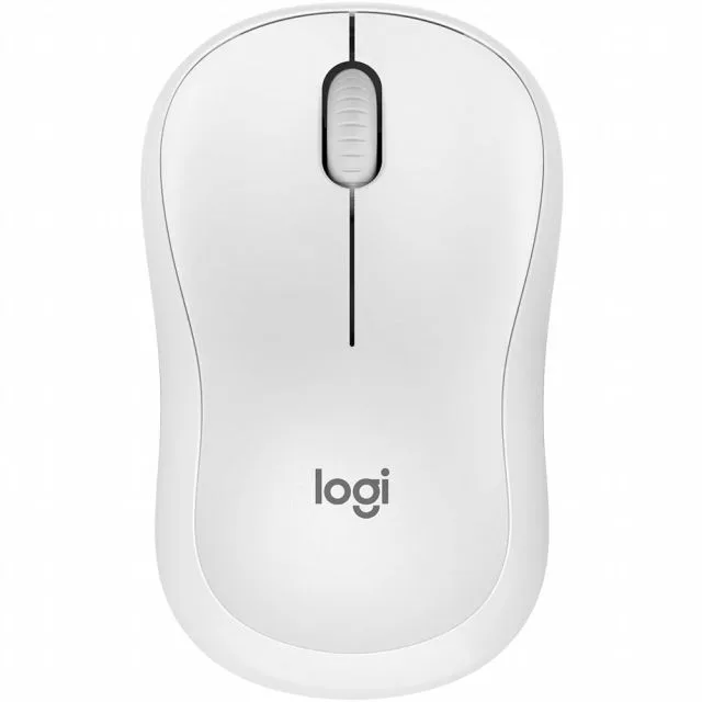Logitech M240 | Wireless Bluetooth Mouse | Ambidextrous | Compact Travel Size | White