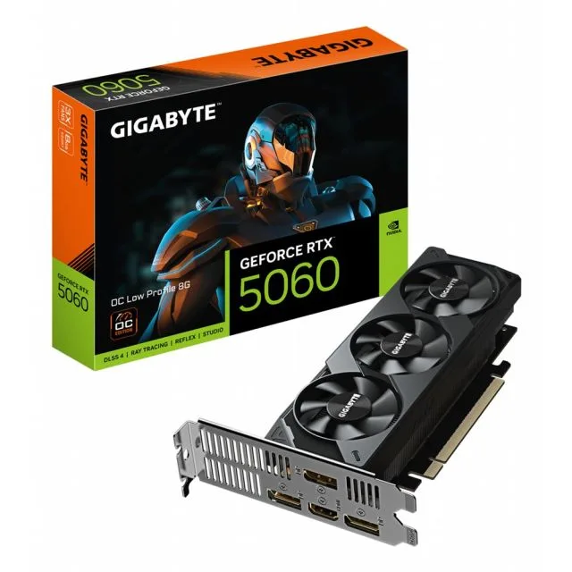 Gigabyte GeForce RTX 5060 OC Low Profile | 8GB GDDR7 VRAM | Graphics Card | GPU | Nvidia