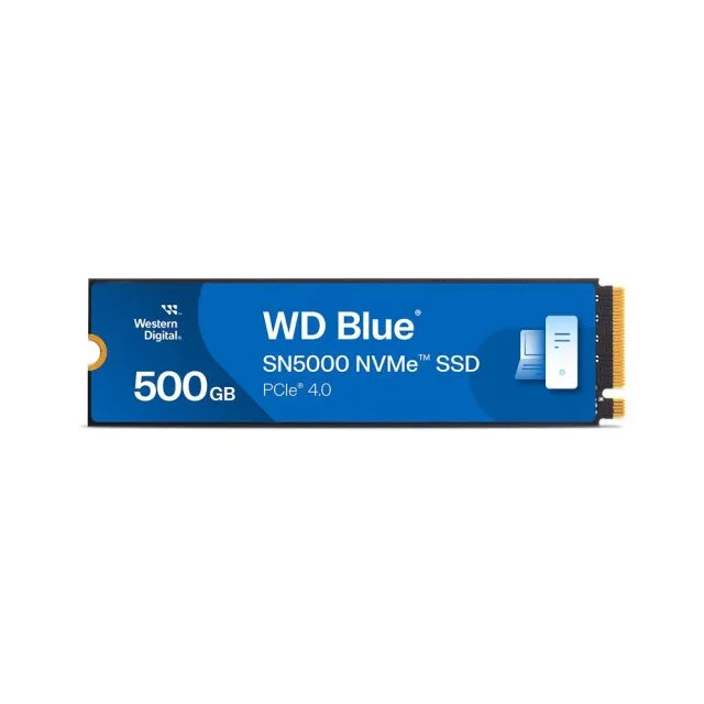 Western Digital Blue SN5000 | 500GB NVMe SSD | M.2 Gen4 | 5,000MB/s Read | 4,000MB/s Write