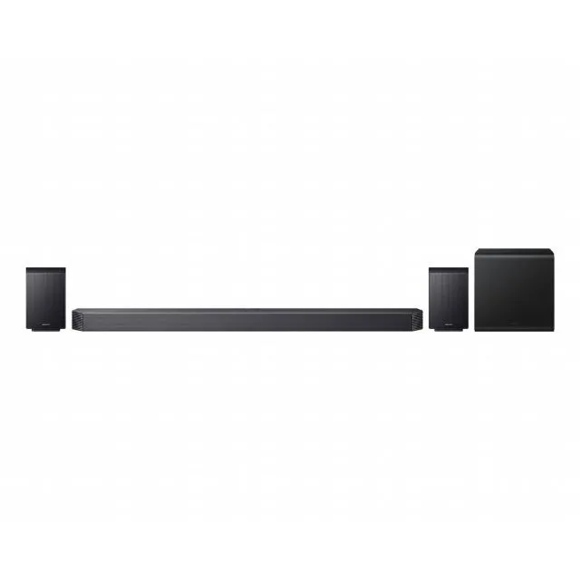 Samsung HW-Q930H Q-Series | 9.1.4-Channel Dolby Atmos Soundbar | Wireless Subwoofer & Rear Speakers | HDMI eARC | Black