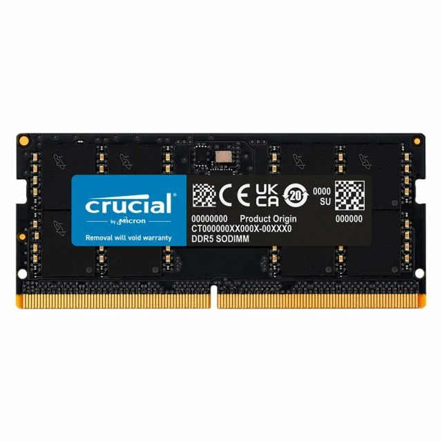 Crucial | 32GB DDR5 | 5600MHz | SO-DIMM | CL46 | Memory module | RAM