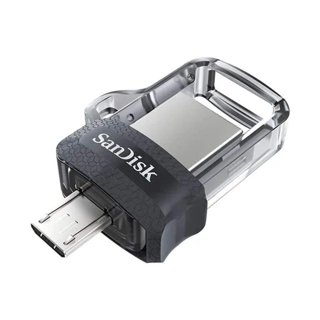 Hama 173385 | 64GB USB Flash Drive | USB Type-A / Micro USB | Black, Transparent