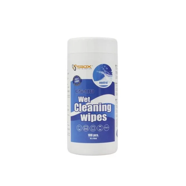 SBOX Cleaning Wipes CS-08 | Neutral | 100 Pieces