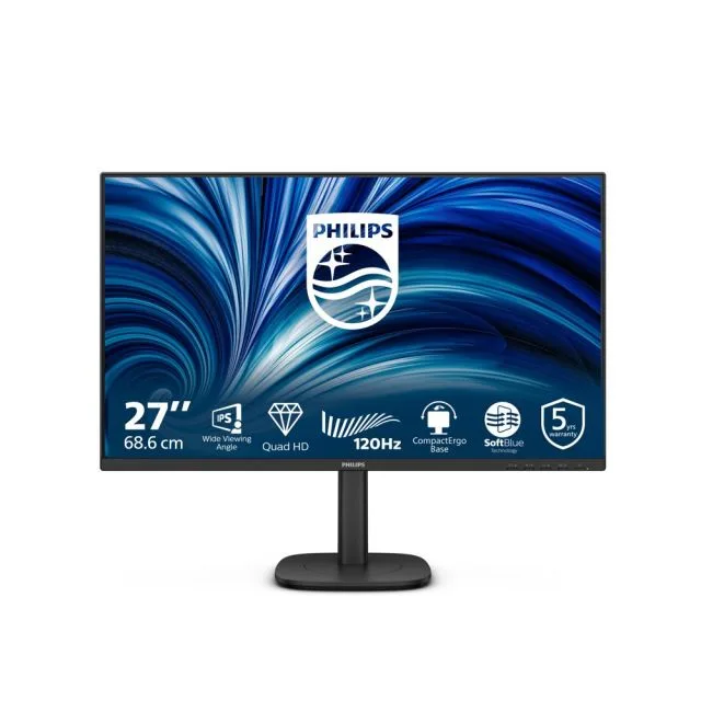 Philips 27B2N3500J/00 | 27" Quad HD IPS Monitor | 120 Hz | Black