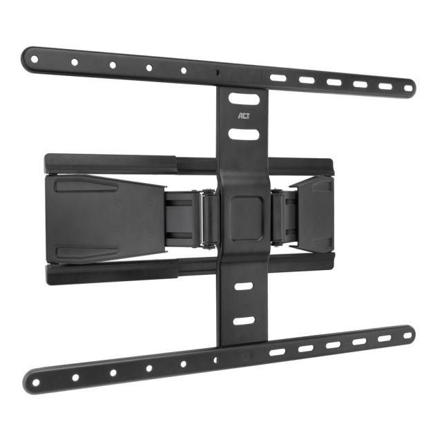 ACT AC8355 | Full Motion Ultra-Slim TV Mount | 43" to 90" | Up to 50 kg | Black