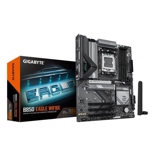 Gigabyte B850 EAGLE WIFI6E | Socket AM5 | AMD B850 | 4xDDR5 | ATX | Motherboard