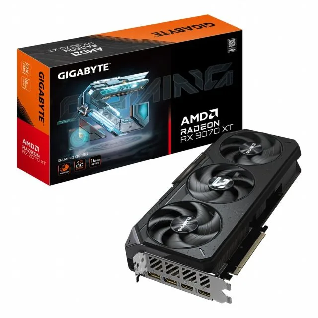 Gigabyte Radeon RX 9070 XT GAMING OC | 16GB GDDR6 VRAM | Graphics Card | GPU | AMD