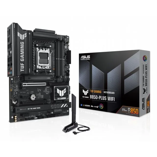 ASUS TUF Gaming B850-PLUS WIFI | AMD B850 Motherboard | AM5 | ATX | DDR5 | PCIe 5.0 | Wi-Fi 7 | 2.5GbE