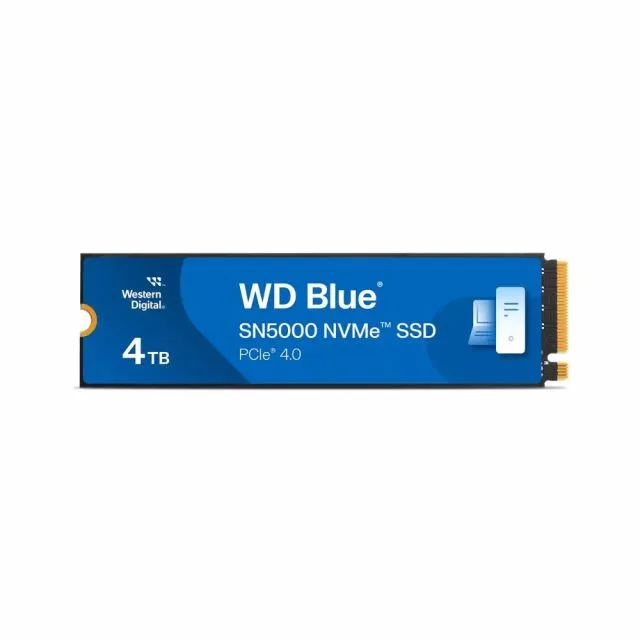 Western Digital Blue SN5000 | 4TB NVMe SSD | M.2 Gen4 | 5,500MB/s Read | 5,000MB/s Write